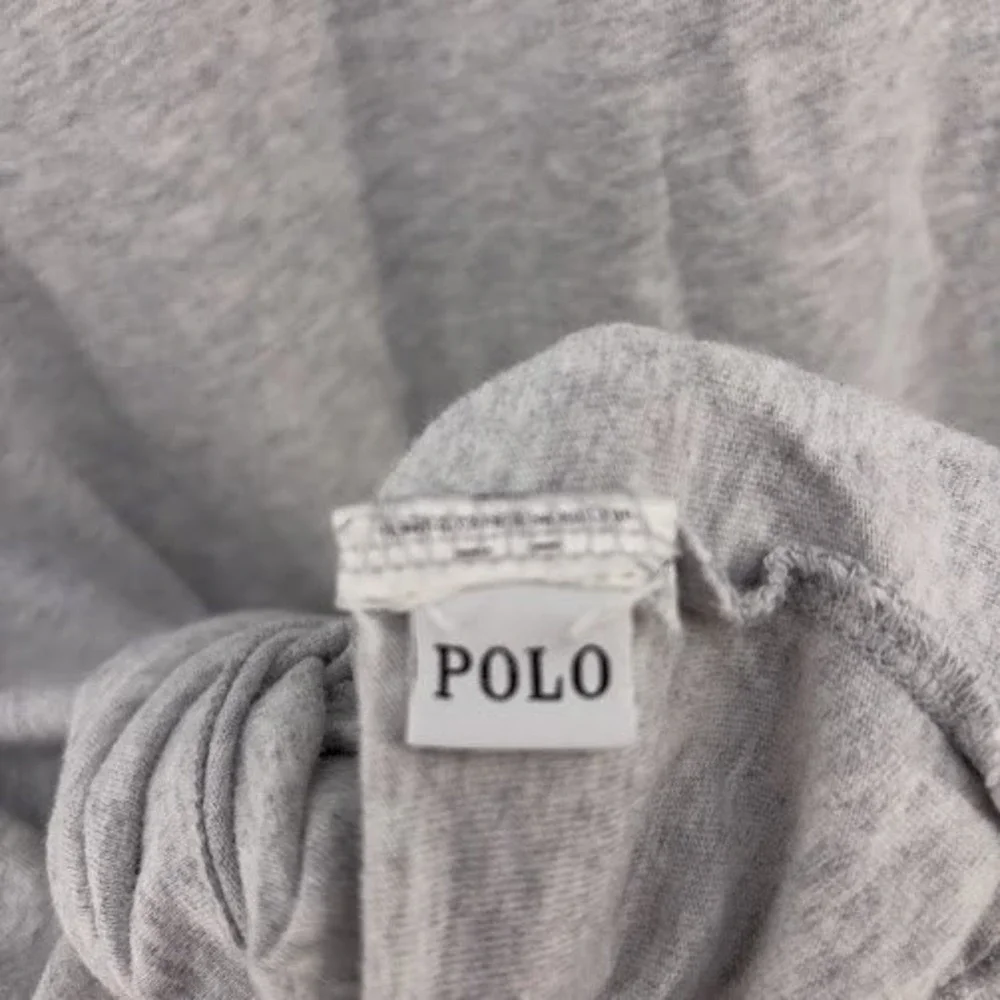 Polo Ralph Lauren Shirt Mens XLT Gray‎ Short Sleeve Crew Neck Casual Blue Pony